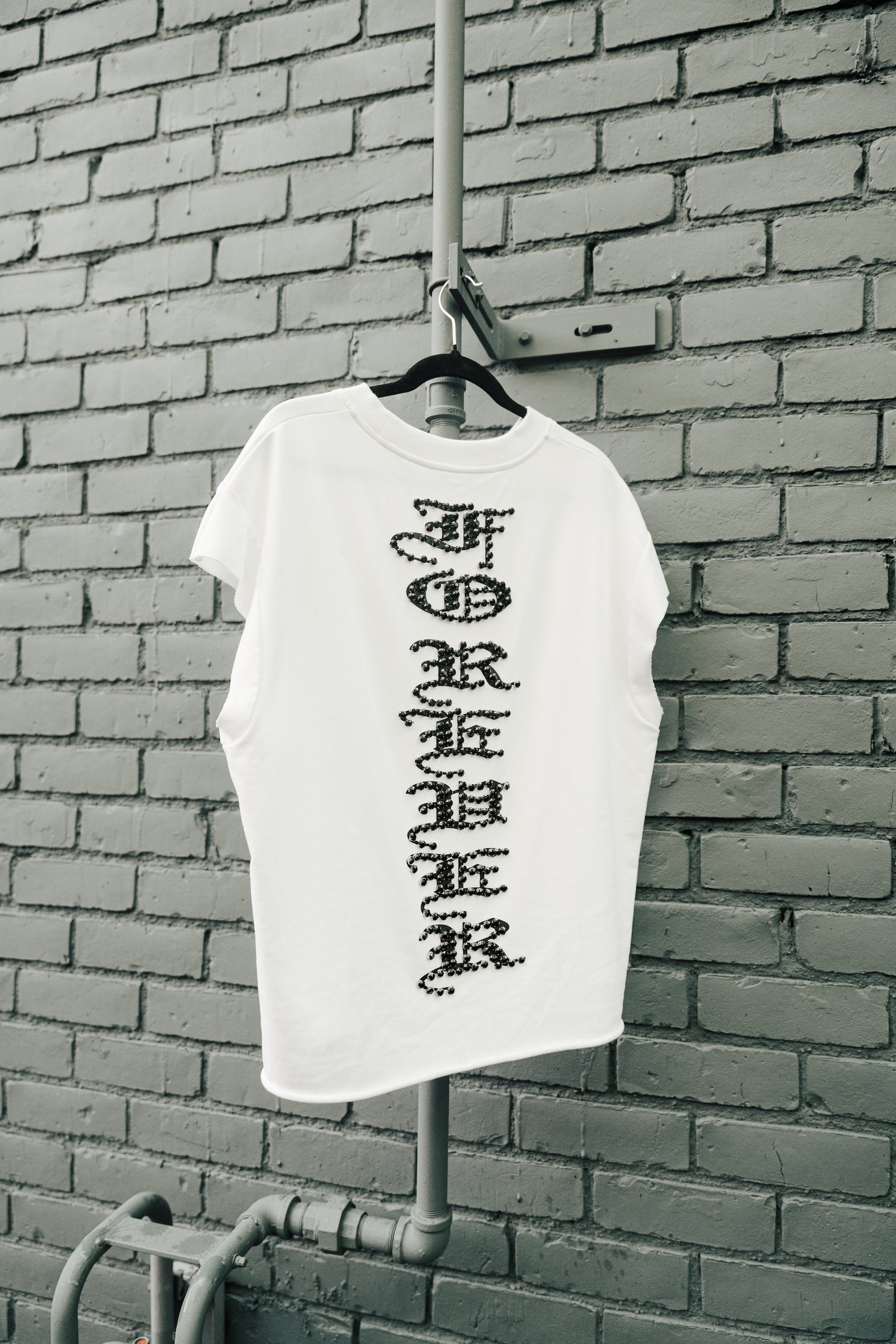 Rockstar Cutoff Tee "White"