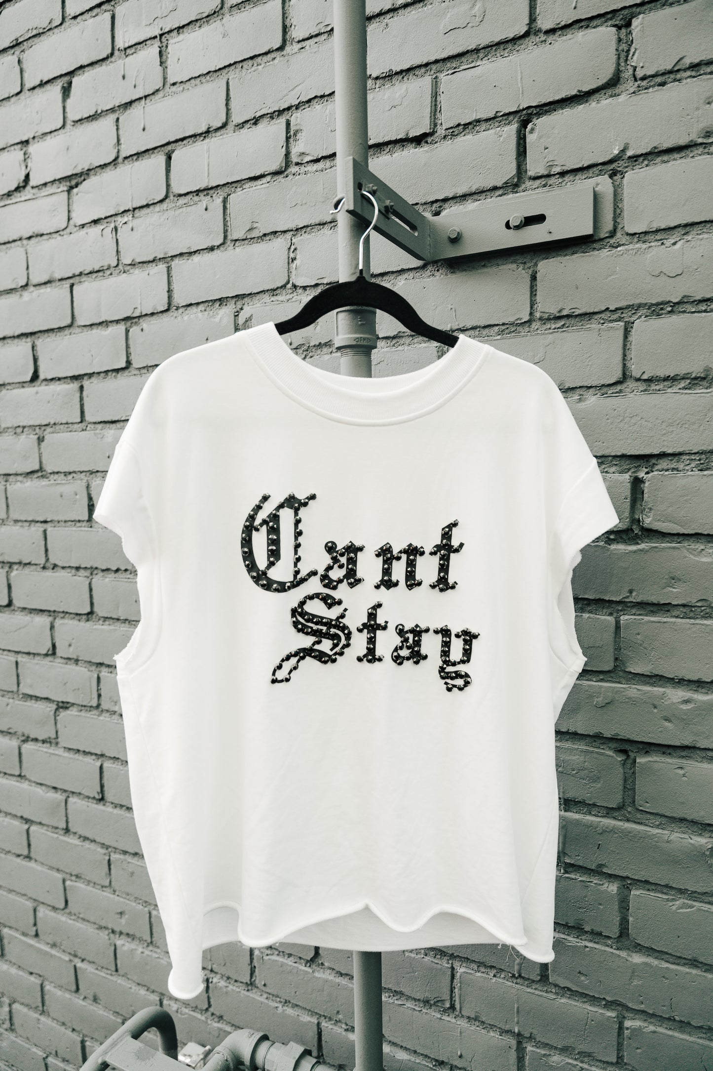 Rockstar Cutoff Tee "White"