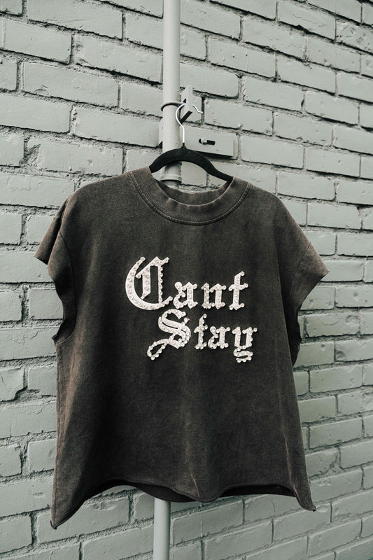 Rockstar Cutoff Tee 'Black'