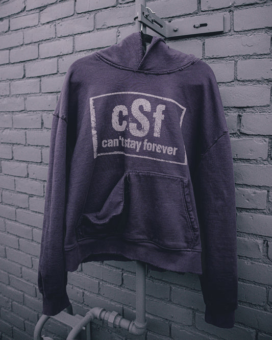 Lavender Deconstructed Hoodie