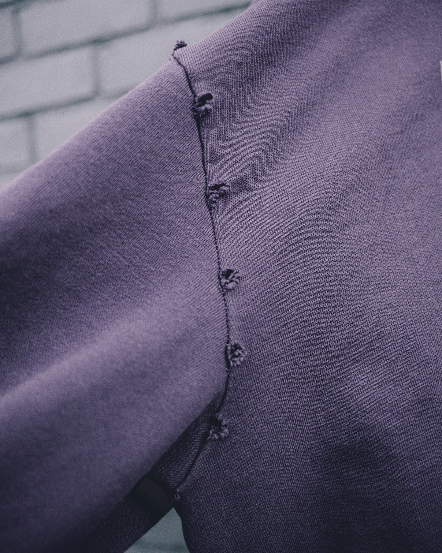 Lavender Deconstructed Hoodie