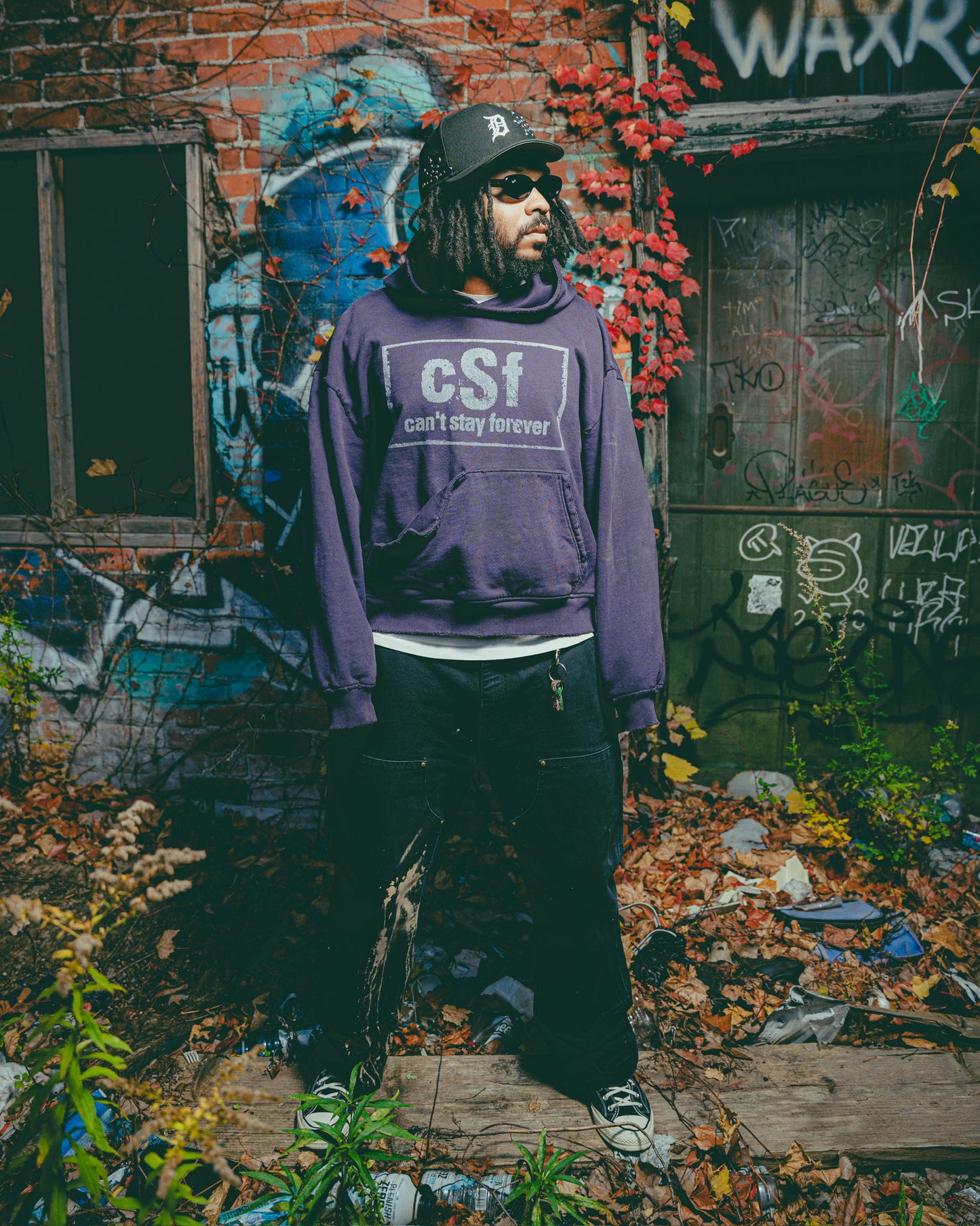 Lavender Deconstructed Hoodie