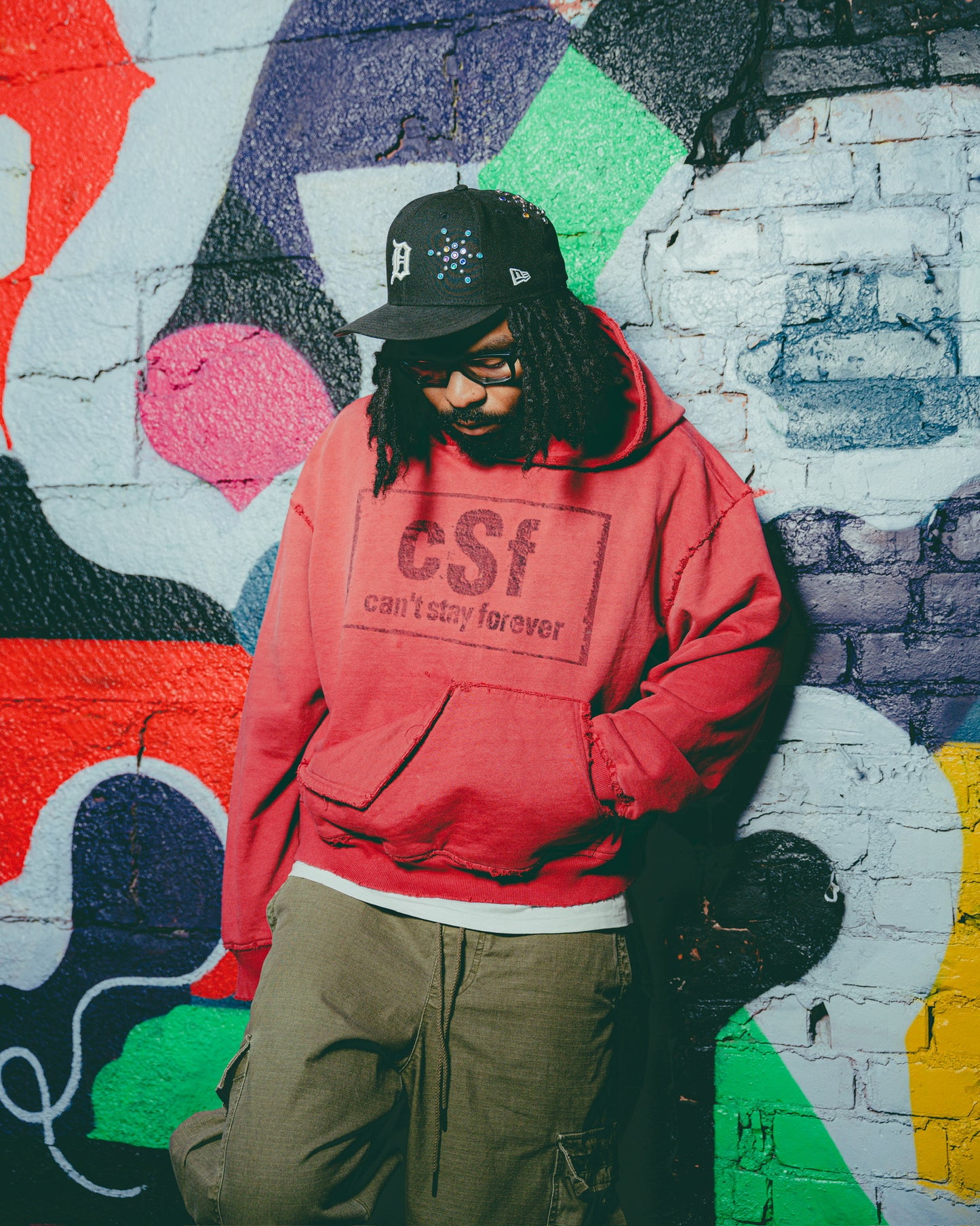 Crimson Deconstructed Hoodie
