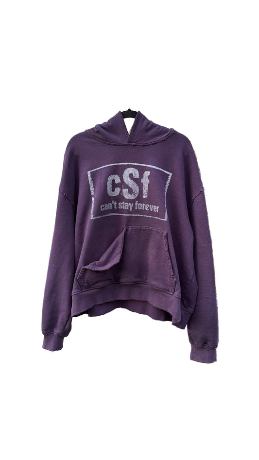 Lavender Deconstructed Hoodie