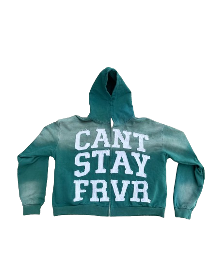 FRVR Zip Up Green